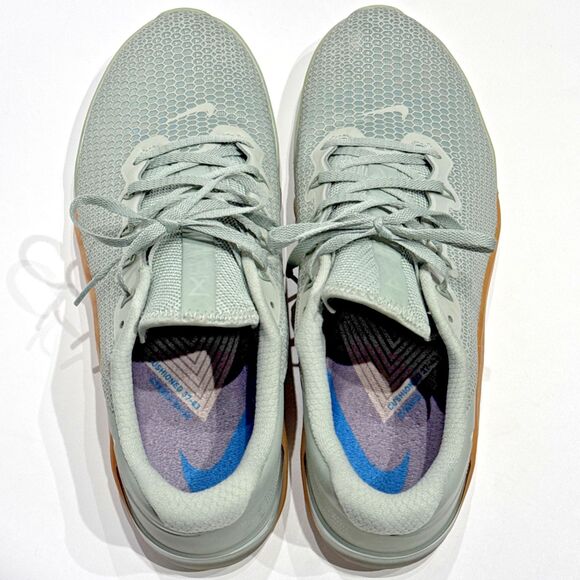 Nike Metcon 5 Light Green Training Shoes Sneakers Men’s Size 11.5 Minimal Wear - Picture 7 of 14